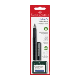 Stilou Faber Castell scolar carbon 149809 cu 6 patroane