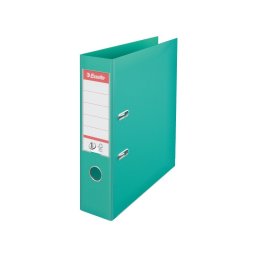 Biblioraft plastifiat ESSELTE 7.5cm menta standard