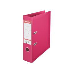 Biblioraft plastifiat ESSELTE 7.5cm fuchsia standard