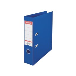 Biblioraft plastifiat ESSELTE 7.5cm albastru standard