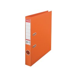 Biblioraft plastifiat ESSELTE 5cm portocaliu standard