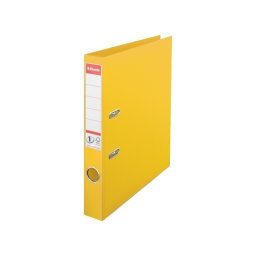 Biblioraft plastifiat ESSELTE 5cm galben standard