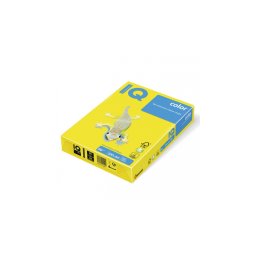 Hartie color A4 IQ 80 g/mp 500 coli/top galben intens