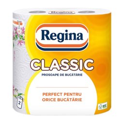 Prosop hartie Regina classic 2 straturi, 2 role/set