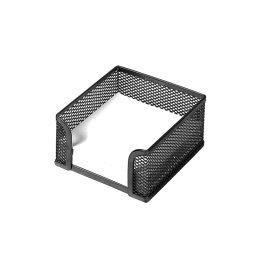 Suport pentru cub de hartie metalic mesh Forpus 30543 9.5x9.5 cm negru