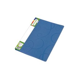 Mapa cu clip Forpus Barocco 21732 albastra 150 coli