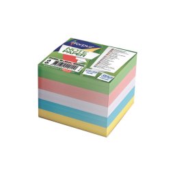 Cub notite color cu suport Forpus 41702 800 file 9x9 cm