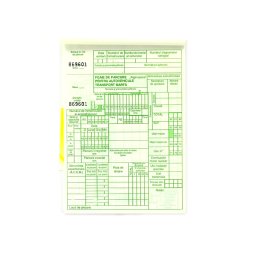 Foaie de parcurs marfuri, format A5, orientare portret, 100 file