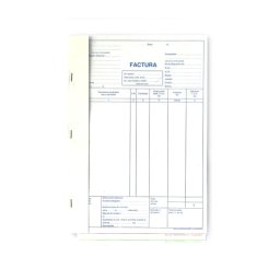 Facturi, format A4, orientare portret, 150 file, coperti carton duplex