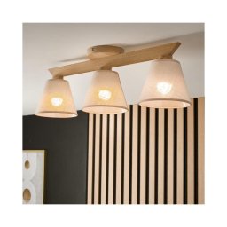 Lustr ANTONIO 3xE14/40W/230V, montaj plafon, stejar