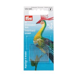Set ace pentru broderie manuala nr 5-10, Prym 16 buc