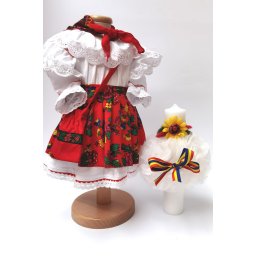 Set Traditional Botez - Costumas fetita Lumanare 8