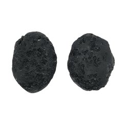 Vietnam Tectita Naturala - Varietate de Tektita - Sticla de Contact Meteorit 60-65 x 45-49 mm - ( XXL ) - 1 Buc