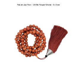 Mala din Jasp Maro - 108 Bile Margele Rotunde - 8 x 8 mm