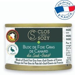 Clos Saint Sozy Bloc de foie-gras de rata 65 g, IGP Sud-Vestul Frantei