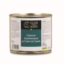 Clos Saint Sozy Cassoulet cu carne de rata confiata 590 g , origine Franta
