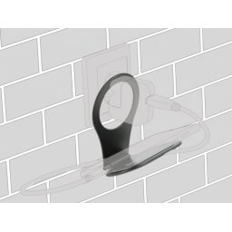 Suport de incarcare telefon mobil pentru priza electrica Negru, Delock 18326