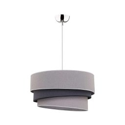 Lustră pe cablu Duolla TRIO 1xE27/40W/230V d. 45 cm gri/negru