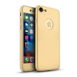 Husa Fullcover iPhone 7 iPhone 8 iPhone SE 2 2020 Gold 360° Joyroom + Folie Sticla