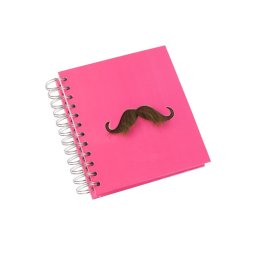 Carnetel Hipster mustata, TG, 8190012, Carton, Hartie, Multicolor