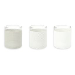 Suport lumanari gri set 3 bucati CDT-655239