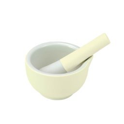 Bol cu pistil pentru maruntit Steady - crem M