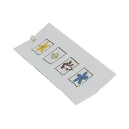 Semn de carte Flori Presate, TG, 8190066, Carton, Multicolor