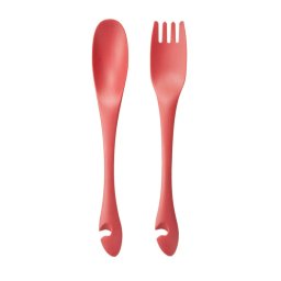 Set servire salata Flex - rosu