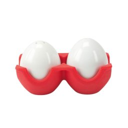 Set pentru sare si piper in forma de ou Twin - rosu
