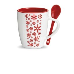 Cana din ceramica cu fulgi de zapada