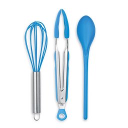 Set 3 ustensile bucatarie Riva - albastru