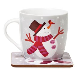 Cana ceramica cu suport - om de zapada CDT-CX1423-99