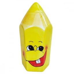 Pusculita creion galben, ceramica