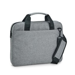 Geanta Laptop 14 inch, Everestus, NB, 600D densitate mare, gri deschis