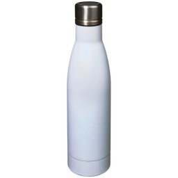 Sticla termoizolanta iridescenta cu perete dublu, 500 ml, Everestus, VA, otel inoxidabil, alb, saculet de calatorie inclus