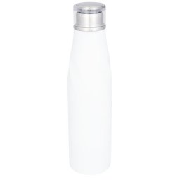 Sticla termoizolanta auto-seal, perete dublu, 650 ml, Everestus, HO, otel inoxidabil, alb, saculet de calatorie inclus