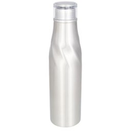 Sticla termoizolanta auto-seal, perete dublu, 650 ml, Everestus, HO, otel inoxidabil, argintiu, saculet de calatorie inclus