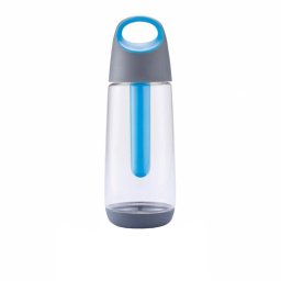 Sticla de apa 700 ml, cu maner si element de racire integrat, XD, BP, tritan, pp, albastru, breloc inclus