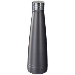 Sticla termoizolanta, perete dublu, 500 ml, Everestus, DE, otel inoxidabil, gri, saculet de calatorie inclus