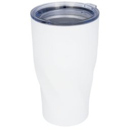 Cana termoizolanta, perete dublu, 470 ml, fara condens, Everestus, HO, otel inoxidabil, alb