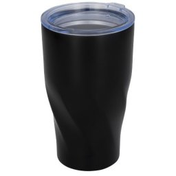 Cana termoizolanta, perete dublu, 470 ml, fara condens, Everestus, HO, otel inoxidabil, negru