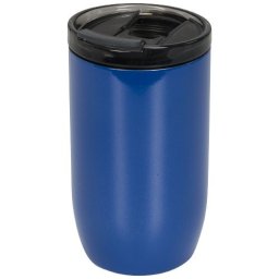 Cana termoizolanta, perete dublu, 380 ml, pentru voiaj, Everestus, LM, otel inoxidabil, albastru