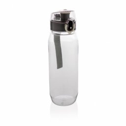 Sticla de apa 800 ml, fara scurgeri, Everestus, TN, tritan, transparent, saculet de calatorie inclus
