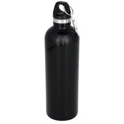 Sticla termoizolanta 530 ml, perete dublu, Everestus, AC, otel inoxidabil, negru, saculet de calatorie inclus