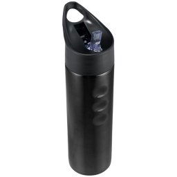 Sticla sport 750 ml, Everestus, TE, otel inoxidabil, negru, saculet de calatorie inclus