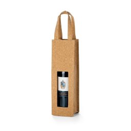 Sacosa pentru 1 sticla de vin, Everestus, BA, pluta, natur