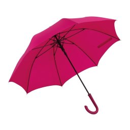 Umbrela automata 103 cm, maner invelit in cauciuc, roz, Everestus, UA20LA, metal, fibra de sticla, poliester, saculet inclus