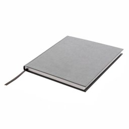 Agenda 170x200 mm, 192 pagini, snur de marcaj, Everestus, DE02, bumbac, hartie, gri