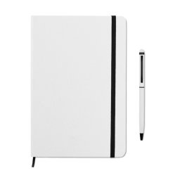 Set agenda A5 cu pagini dictando, Everestus, ST07, hartie, alb