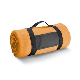 Patura de picnic din poliester 150x120 cm, Everestus, BTS05, portocaliu, saculet de calatorie inclus